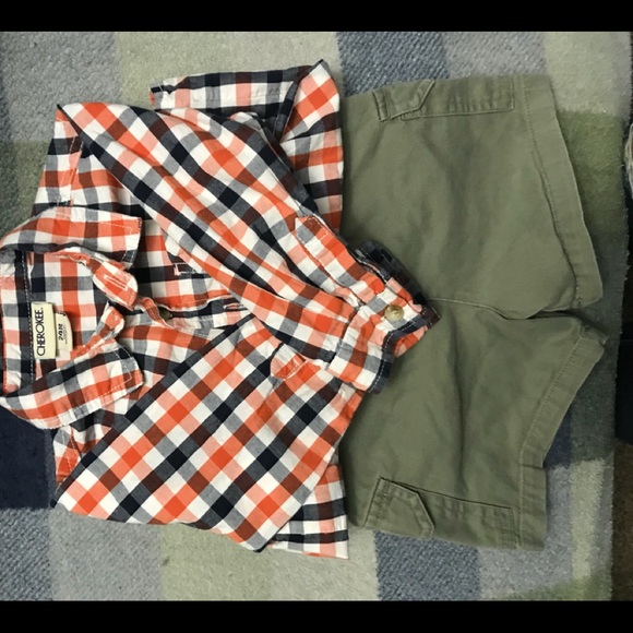 Cherokee Other - 24mo Boys Cherokee Shirt/Short Bundle